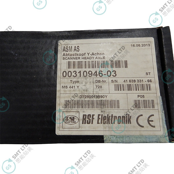 SMT ASM/SIEMENS Machine Spare Parts 00310946-03 SCANNER HEAD Y-AXLE （00310946S03 / 00310946）