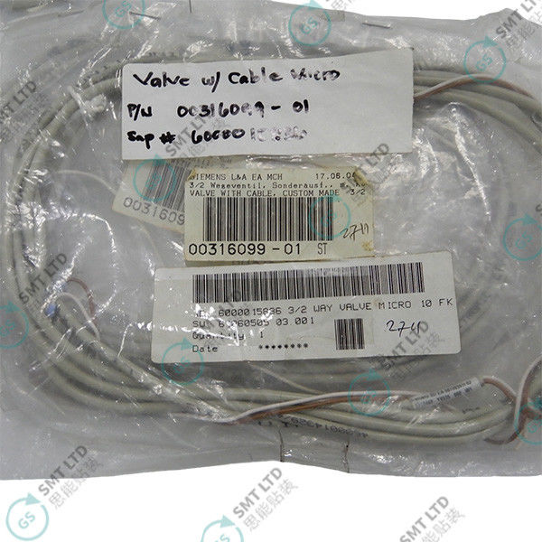 Original New Custom Made Valve with Cable Model 00316099-01 for ASM/SIEMENS SMT Machine Spare Parts