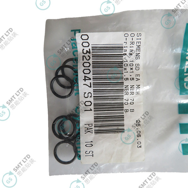 10*1.5 NBR 70 O Ring SMT Machine Parts 00320047S01 00320047-01 / 00320047