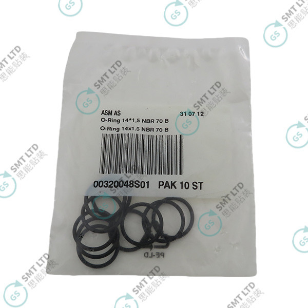 ASM/SIEMENS SMT Machine Parts 00320048S01 O Ring 14x1.5 NBR 70 B 00320048-01 / 00320048