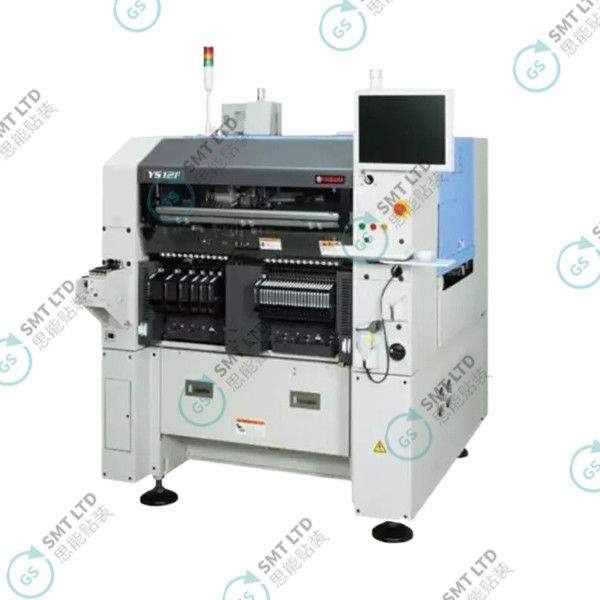 Yamaha YS12F SMT Pick and Place Machine with High-Speed Placement, Flexible Component Handling, and Precision Alignment