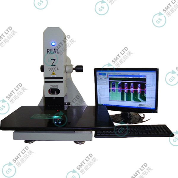Real Z 3000A SMT Solder Paste Thickness Tester Multiple Line Sharing and 0201 Minimum Measurable Element for SMT Production