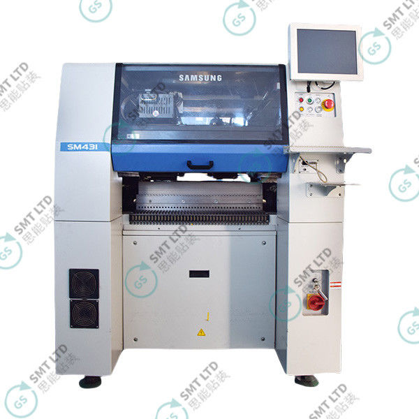 High Speed 55K CPH Samsung SM431 SMT Pick and Place Machine with Flight Vision Centering and Dual-Arm Y-Axis System