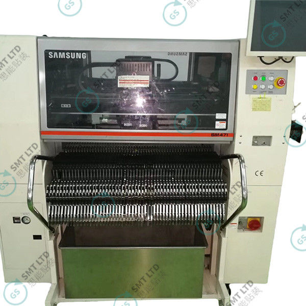 Samsung SM471 SMT Placement Machine with 75,000 CPH Speed and Flying Vision Dual Gantry Chip Shooter