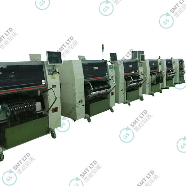 Samsung SM482 Pick And Place Machine with 28,000 CPH Placement Speed, 6 Shafts Cantilever, and Electric Feeders