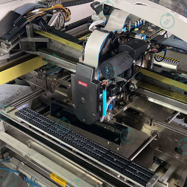 Siemens F5HM SMT Pick and Place Machine with 8000 cph Placement Rate, ±70µm Accuracy, and Max.80 x 8 mm Feeder Capacity