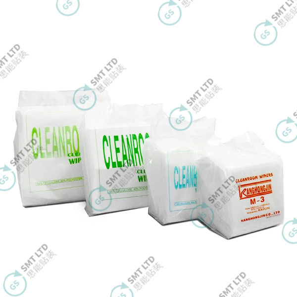 SMT Nonwoven Cleanroom Wipes Lint Free No Bleach High Absorption for SMT Process