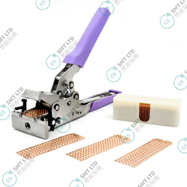 Stainless Steel SMT Splice Tool with ESD Safe Handle for Precise Alignment in SMT Process