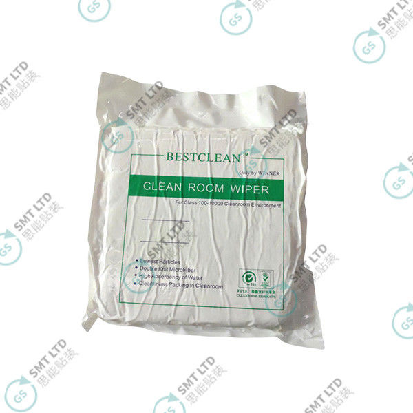 Ultrasonic Wide Edge 140g 9*9 Dust Free Wiping Cloth Anti Static for Clean Rooms