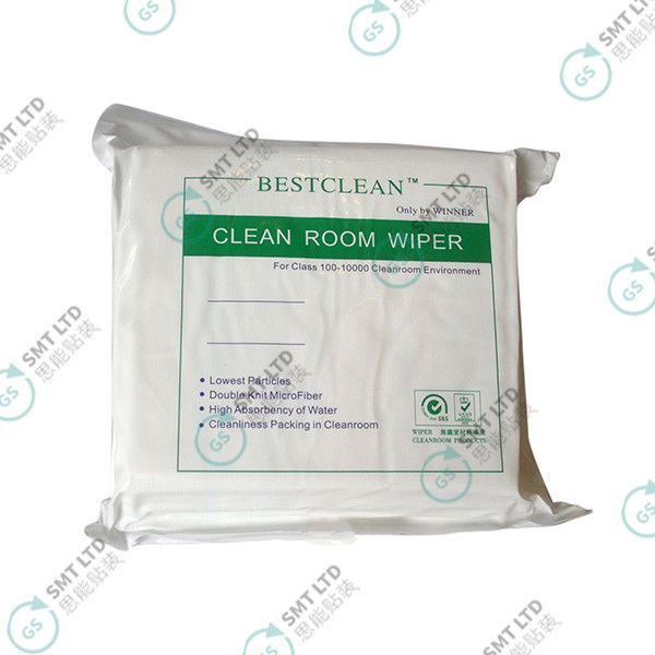 9 Inches Microfiber Dust Free Cloth with Laser Cutting and Ultra-low Dust for Industrial Wiping