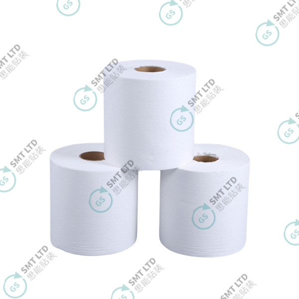 Industrial Large Roll Paper Decontamination Oil / Water Absorption Point Broken Wiping Paper 23*30cm