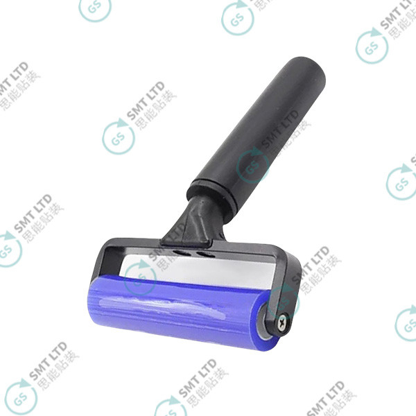 12 Inch Silicone Dust Roller Dust Bar Black Aluminum Plastic Handle Anti Static Silicone Roller