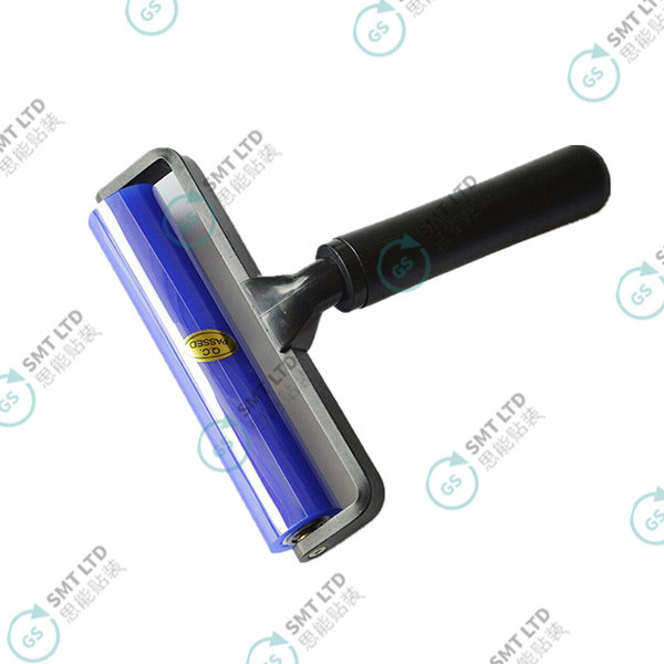 12 Inch Silicone Dust Roller Dust Bar Black Aluminum Plastic Handle Anti Static Silicone Roller
