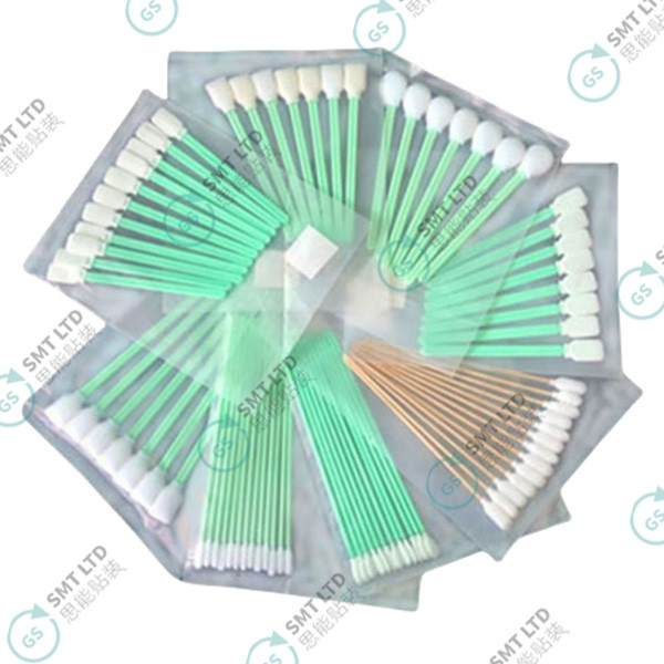 Flat Head Long Rod Clean Cotton Swab Clean Precision Instrument Lens Polyester Fiber Wipe Rod