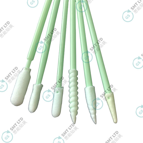 Flat Head Long Rod Clean Cotton Swab Clean Precision Instrument Lens Polyester Fiber Wipe Rod