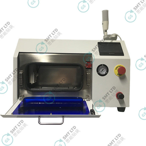 GS-893 Industrial Automatic SMT Nozzle Cleaner 250W with Touch Screen+PLC Control and 304 Stainless Steel Construction
