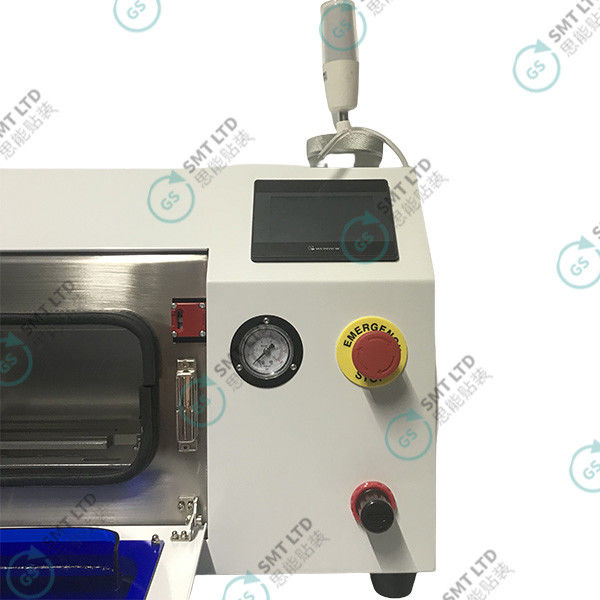 GS-893 Industrial Automatic SMT Nozzle Cleaner 250W with Touch Screen+PLC Control and 304 Stainless Steel Construction