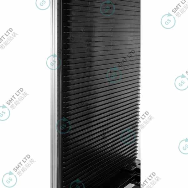 Aluminum Alloy Anti Static PCB Magazine Rack For SMT Loader And Unloader PCB Storage