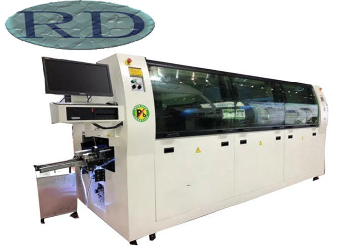 Automatic Led Dip Wave Soldering Equipment Computer 7kw 0.30.6Mpa Air